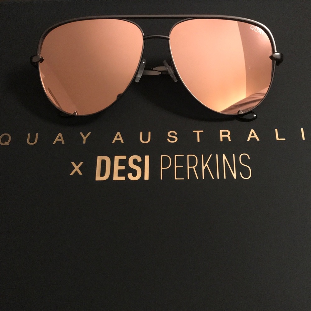 QUAY X DESI PERKINS HIGH KEY SUNGLASSES